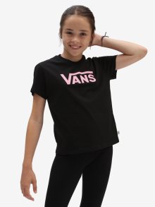 Černé holčičí tričko s potiskem VANS - 164