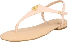 Lauren Ralph Lauren Žabky \'Ellington\' zlatá / pudrová