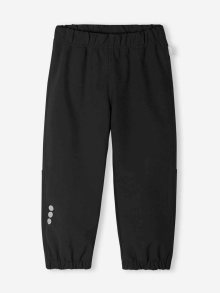 Černé dětské nepromokavé softshellové kalhoty Reima Oikotie - 104