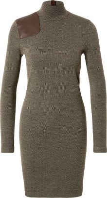 Lauren Ralph Lauren Šaty \'GIANPAOLO\' béžová / hnědá / khaki