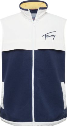 Tommy Jeans Vesta námořnická modř / bílá