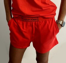 Dámské šortky Calvin Klein QS6799E REIMAGINED HER | červená | XS