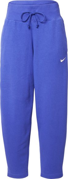 Nike Sportswear Kalhoty svítivě fialová / bílá