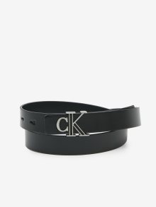 Černý dámský kožený pásek Calvin Klein - 80