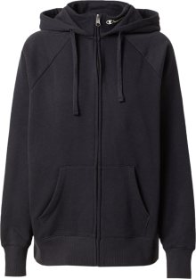Champion Authentic Athletic Apparel Mikina s kapucí černá / bílá