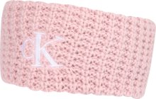 Calvin Klein Jeans Čelenka světle růžová / bílá