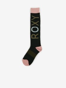 Růžovo-černé dámské ponožky Roxy - 35-38