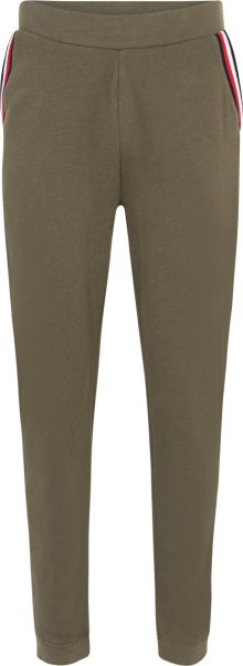 Tommy Hilfiger Underwear Pyžamové kalhoty námořnická modř / olivová / červená / bílá