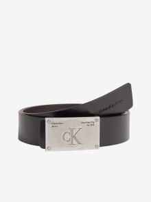 Černý pánský kožený pásek Calvin Klein Jeans - 90