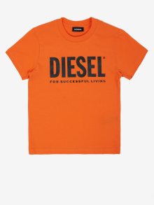 Oranžové holčičí tričko Diesel - 104