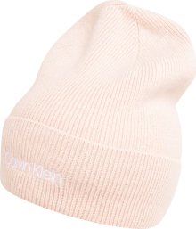 Calvin Klein Čepice pudrová / bílá