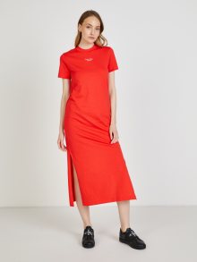 Červené šaty Calvin Klein Jeans - XS