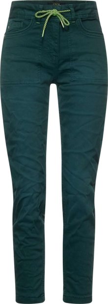 CECIL Kalhoty \'Tracey\' tmavě zelená