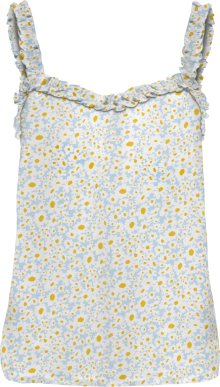 JDY Top \'NOLIA\' modrá / žlutá / bílá