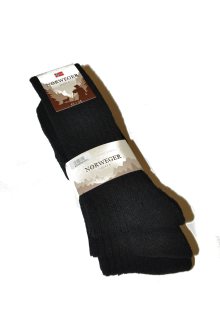 Ponožky WiK 20410 Norweger Wool A\'3 černá 43-46