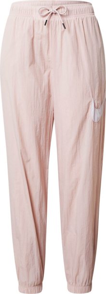 Nike Sportswear Kalhoty světle růžová / bílá