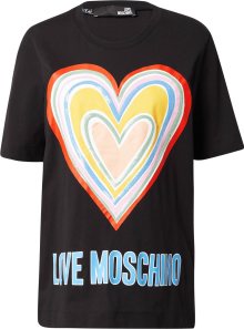 Love Moschino Tričko mix barev / černá