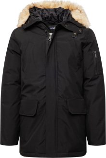 Schott NYC Zimní bunda \'NELSON\' nažloutlá / černá