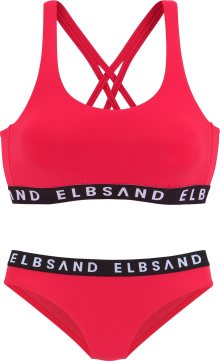 Elbsand Bikiny červená / černá / bílá
