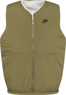 Nike Sportswear Vesta olivová / bílá