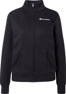 Champion Authentic Athletic Apparel Mikina s kapucí černá / bílá