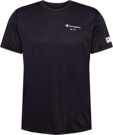 Champion Authentic Athletic Apparel Funkční tričko černá / bílá