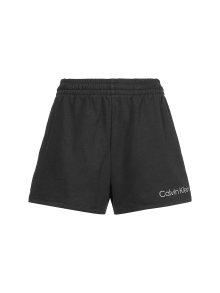 Calvin Klein Performance Sportovní kalhoty černá / bílá