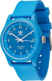 ADIDAS ORIGINALS Analogové hodinky \'PROJECT ONE\' královská modrá / stříbrná / bílá