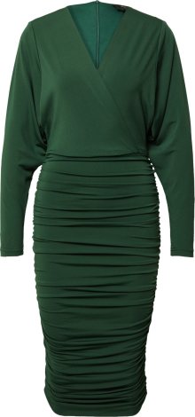 AX Paris Šaty tmavě zelená