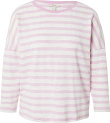 ESPRIT Tričko pastelově růžová / bílá