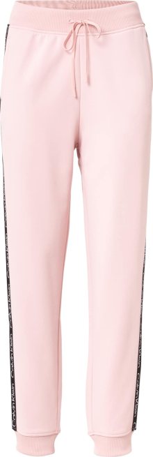 Calvin Klein Performance Sportovní kalhoty růžová / černá / bílá