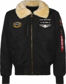 ALPHA INDUSTRIES Zimní bunda \' Injector III Air Force \' černá
