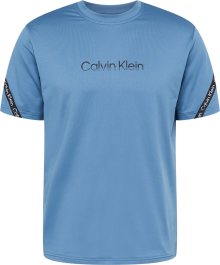Calvin Klein Performance Funkční tričko modrá / černá / bílá