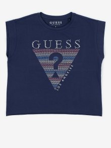 Tmavě modré holčičí tričko Guess - 122