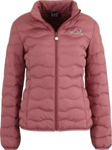 EA7 Emporio Armani Přechodná bunda růžová / stříbrná