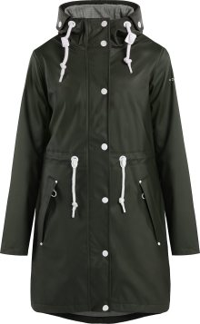 DreiMaster Maritim Funkční kabát tmavě zelená / bílá
