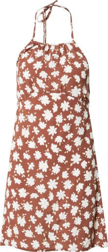 Cotton On Letní šaty \'BIANCA\' krémová / karamelová / bílá