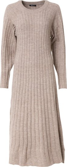 Gina Tricot Úpletové šaty \'Blanca\' béžová