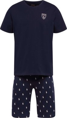 Polo Ralph Lauren Pyžamo krátké námořnická modř / bílá