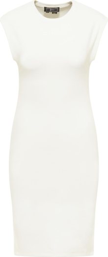 faina Pouzdrové šaty bílá