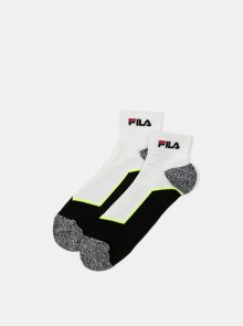 Sada dvou párů bílých dámských ponožek FILA - 35-38