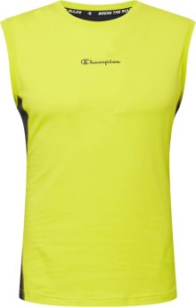 Champion Authentic Athletic Apparel Funkční tričko žlutá / černá