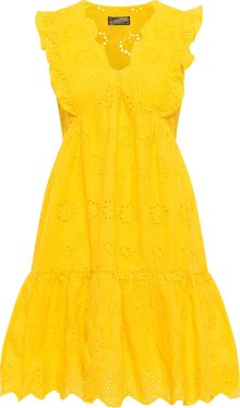 DreiMaster Vintage Letní šaty žlutá