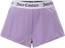 Juicy Couture Kalhoty fialová / černá / bílá