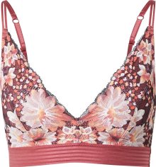 SCHIESSER Podprsenka béžová / bobule / černá