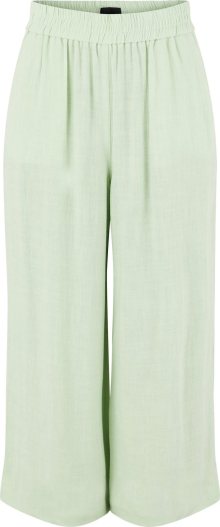 PIECES Kalhoty pastelově zelená