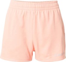 Calvin Klein Performance Sportovní kalhoty světle šedá / broskvová / bílá