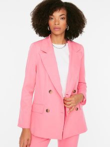 Růžové dámské sako Trendyol - M