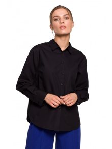 S276 Klasická košile s límečkem - černá EU XXL