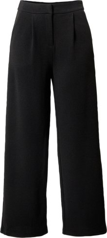 JDY Kalhoty se sklady v pase \'ANNA\' černá